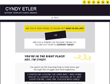 Tablet Screenshot of cyndyetler.com